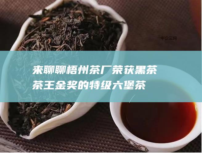 来聊聊梧州茶厂荣获黑茶 茶王 金奖的特级六堡茶 (广西梧州茶)