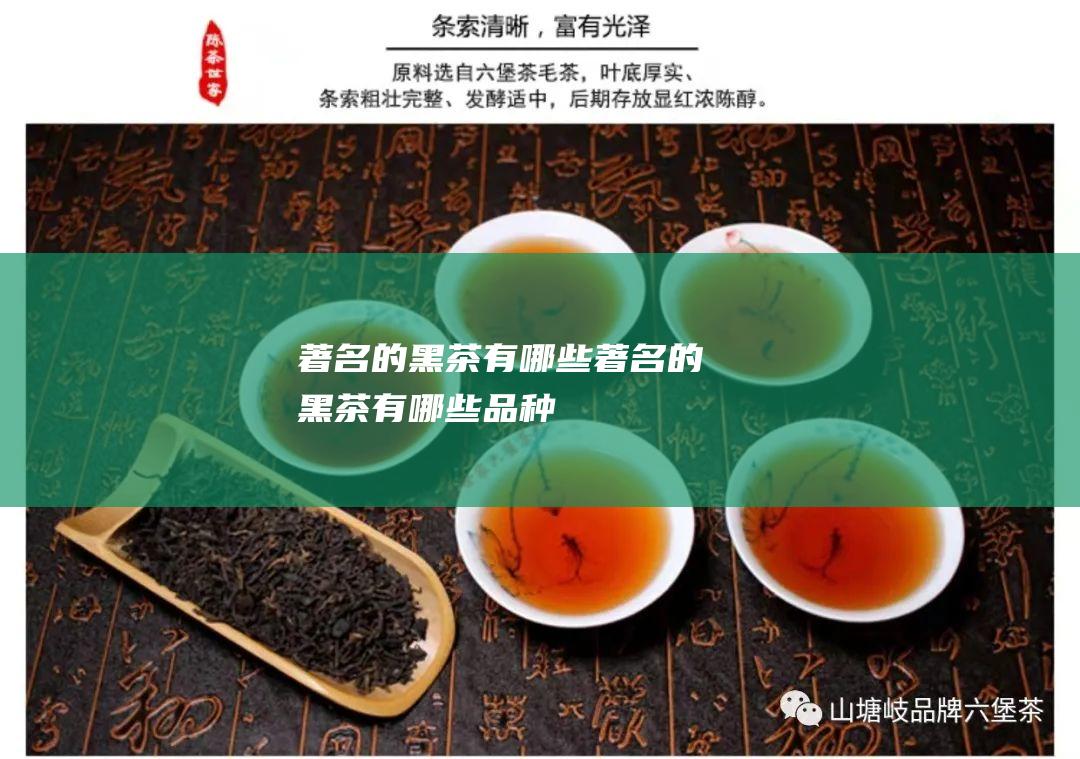 著名的黑茶有哪些 (著名的黑茶有哪些品种)