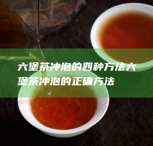 六堡茶冲泡的四种方法 (六堡茶冲泡的正确方法)