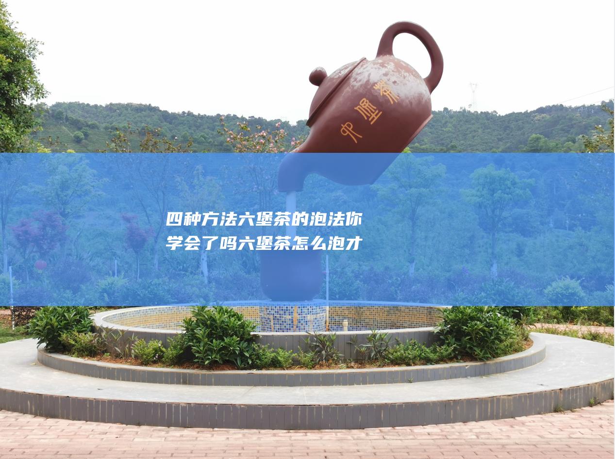 四种方法 六堡茶的泡法你学会了吗 六堡茶怎么泡才好喝 (六个方法)