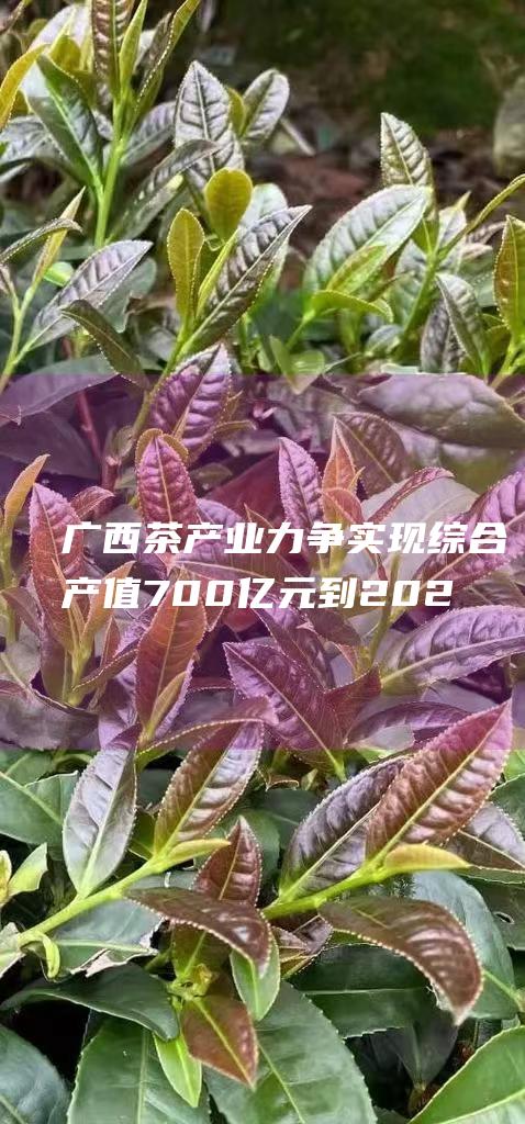 广西茶产业力争实现综合产值700亿元 到2025年 (广西茶产业力量有多大)