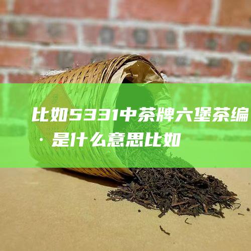 比如5331 中茶牌六堡茶编号是什么意思 (比如5300米高的)