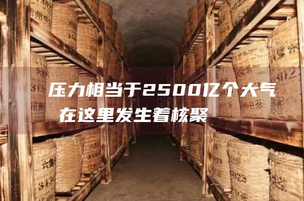 压力相当于2500亿个大气压 在这里发生着核聚变 太阳太阳的能量来源于其核心部分 核心区的气体被极度压缩至水密度的150倍 每秒钟有七亿吨的氢被转化成氦 在这过程中 太阳的核心温度高达1500万摄氏度 (21Mpa压力相当于)