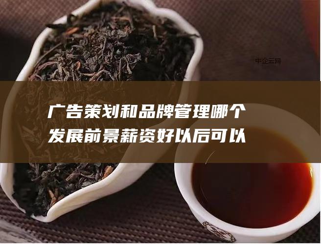 广告策划和品牌管理哪个发展前景薪资好 以后可以做广告策划人员吗 我想学习市场营销的品牌管理方面 (广告策划和品牌策划区别)