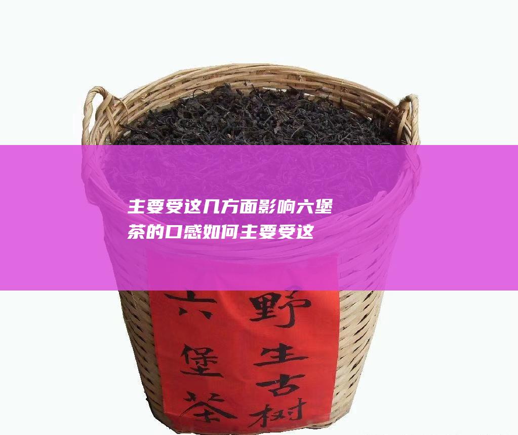 主要受这几方面影响 六堡茶的口感如何 (主要受这几方面的支持)