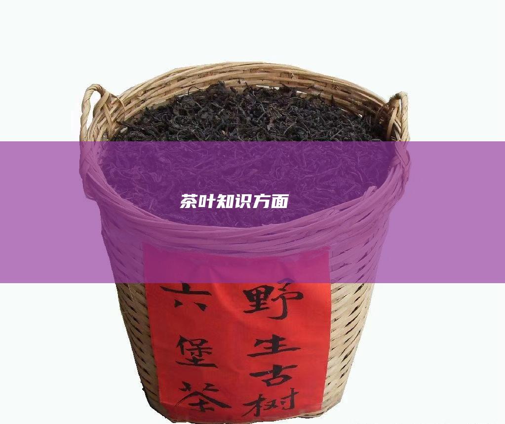 茶叶知识方面