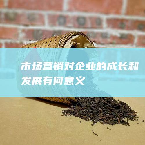 市场营销对企业的成长和发展有何意义