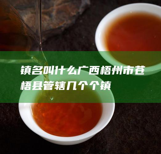 镇名叫什么 广西梧州市苍梧县管辖几个个镇