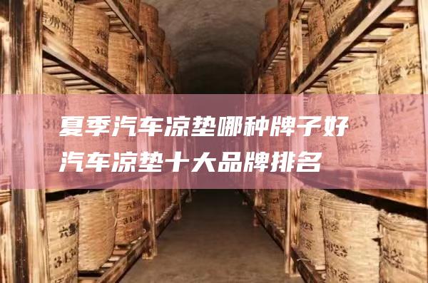 夏季汽车凉垫哪种牌子好 汽车凉垫十大品牌排名