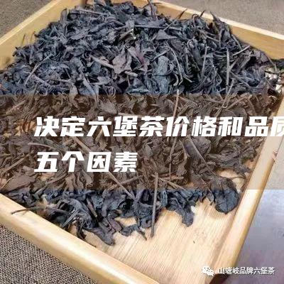 决定六堡茶价格和品质的五个因素