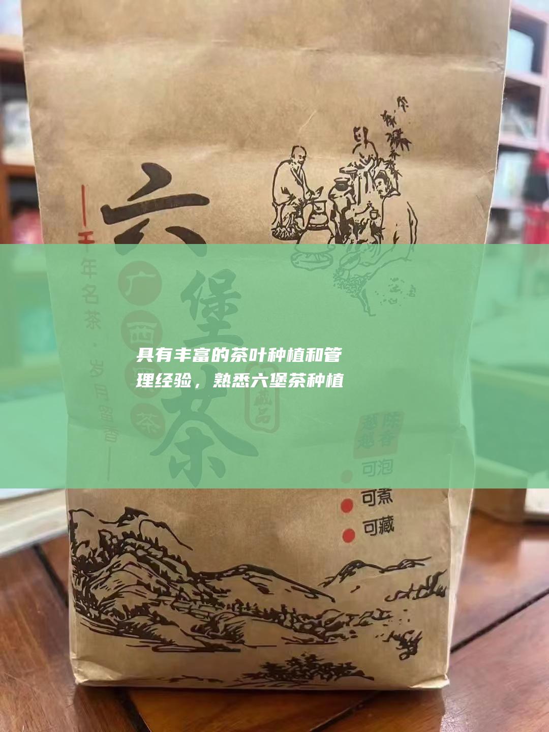 具有丰富的茶叶种植和管理经验，熟悉六堡茶种植技术