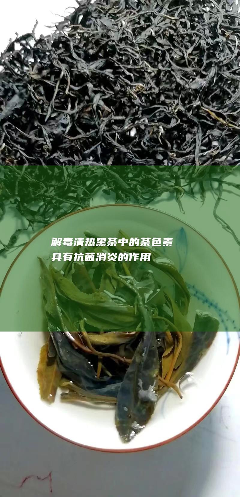 解毒清热：黑茶中的茶色素具有抗菌、消炎的作用，可以帮助清除体内的毒素和病菌。