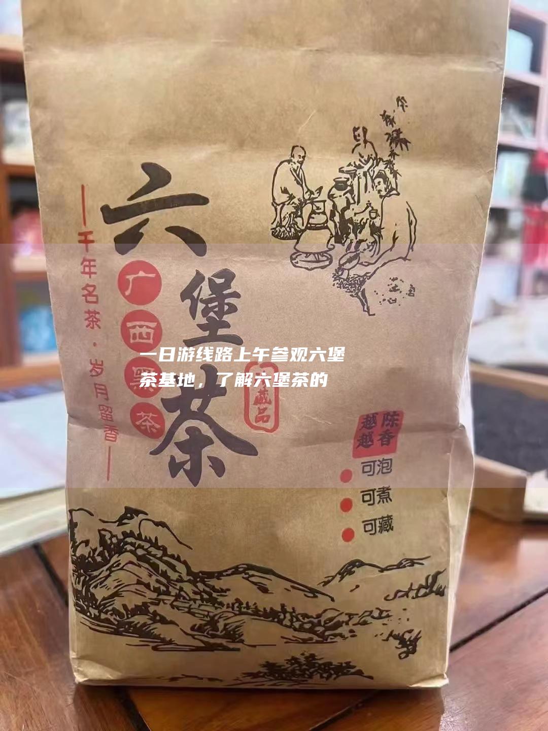 一日游线路：上午参观六堡茶基地，了解六堡茶的种植和制作工艺，品尝香醇的六堡茶。下午游览大黎镇古街，体验当地民俗文化。