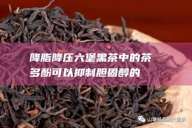 降脂降压：六堡黑茶中的茶多酚可以抑制胆固醇的吸收和合成，辅助降脂降压。