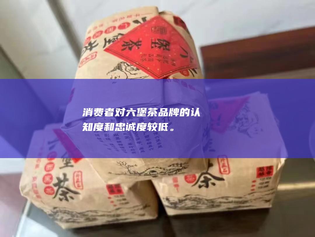 消费者对六堡茶品牌的认知度和忠诚度较低。