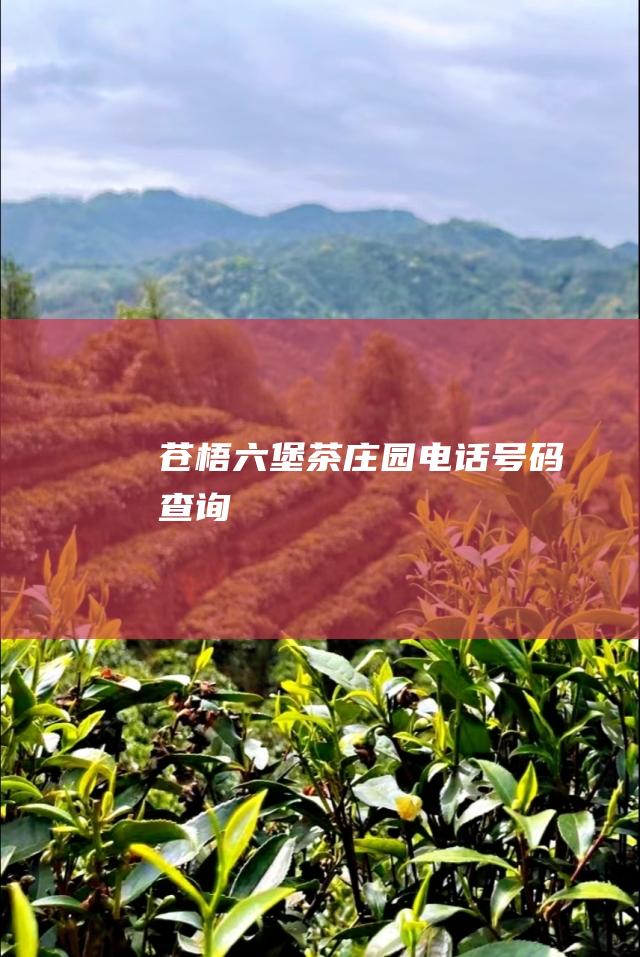 苍梧六堡茶庄园电话号码查询