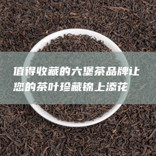 值得收藏的六堡茶品牌：让您的茶叶珍藏锦上添花