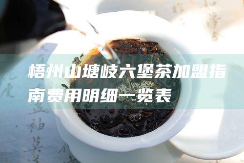 梧州山塘岐六堡茶加盟指南：费用明细一览表