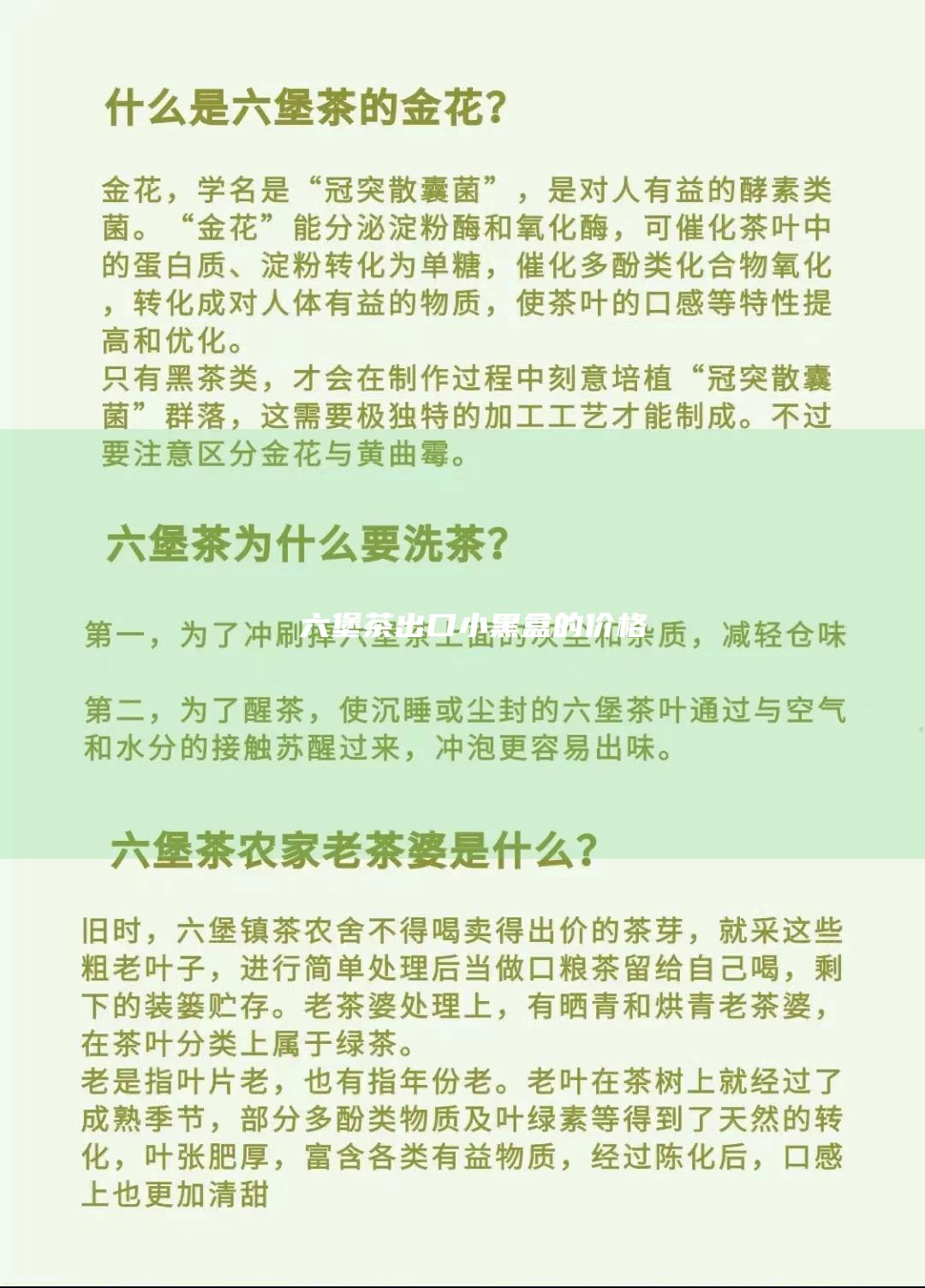 出口小黑盒的