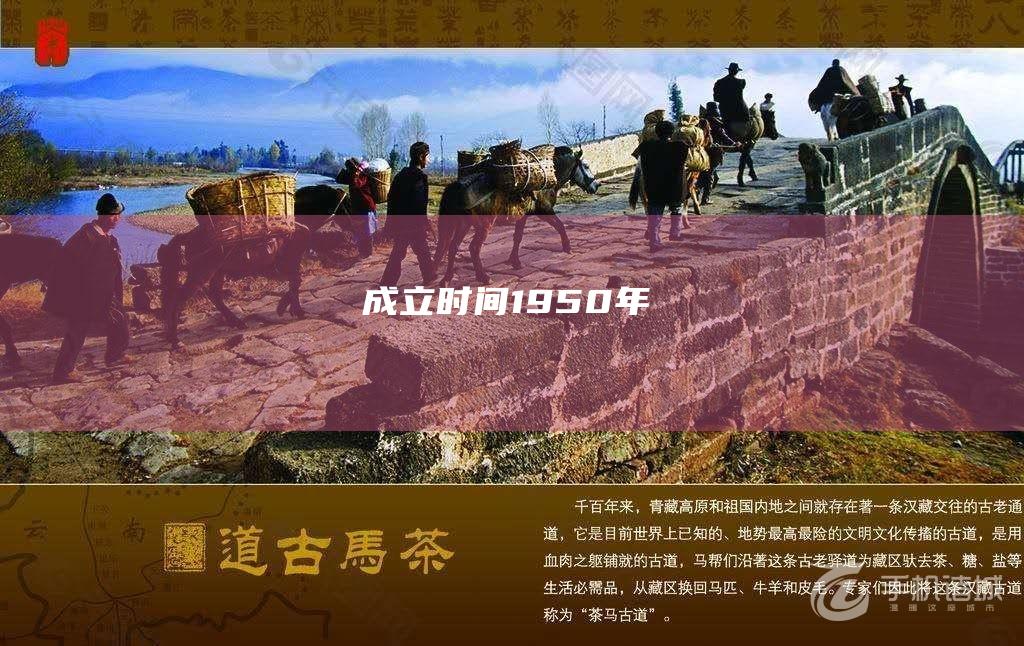 成立时间1950年