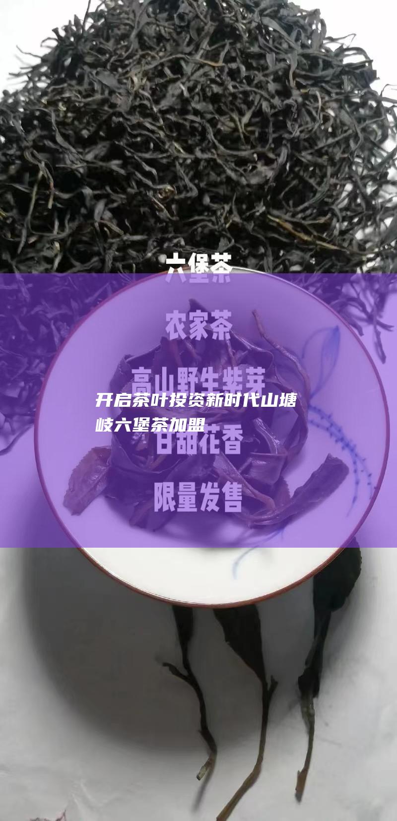 开启茶叶投资新时代：山塘岐六堡茶加盟