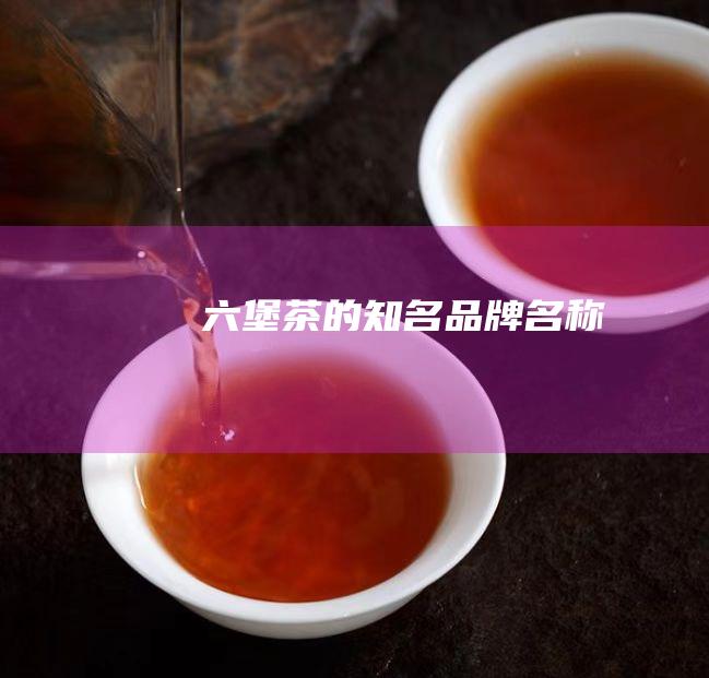 六堡茶的知名品牌名称