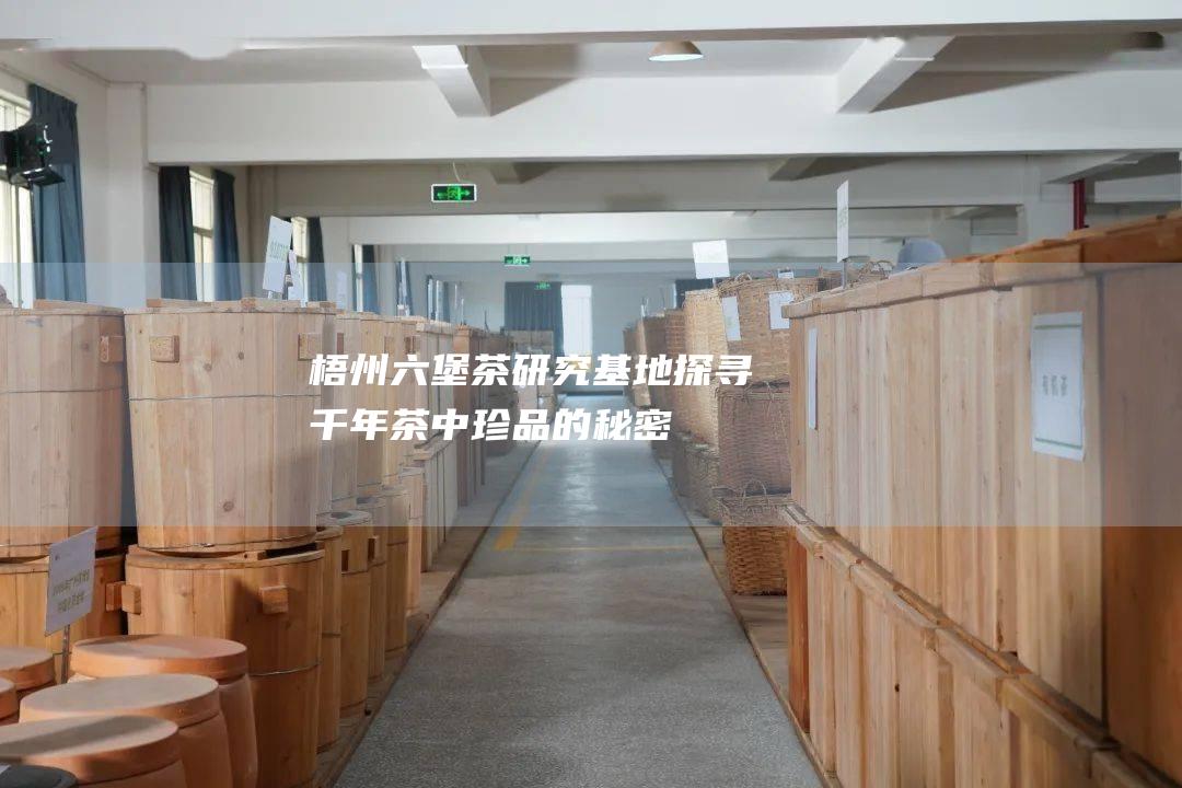 梧州六堡茶研究基地：探寻千年茶中珍品的秘密