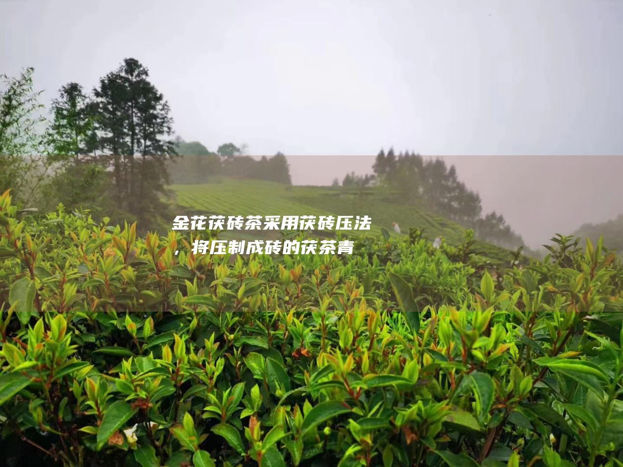 金花茯砖茶：采用茯砖压法，将压制成砖的茯茶青毛茶渥堆发酵7-15天，期间反复喷水，促进金花霉菌的生长。发酵完成后，压制成茯砖。