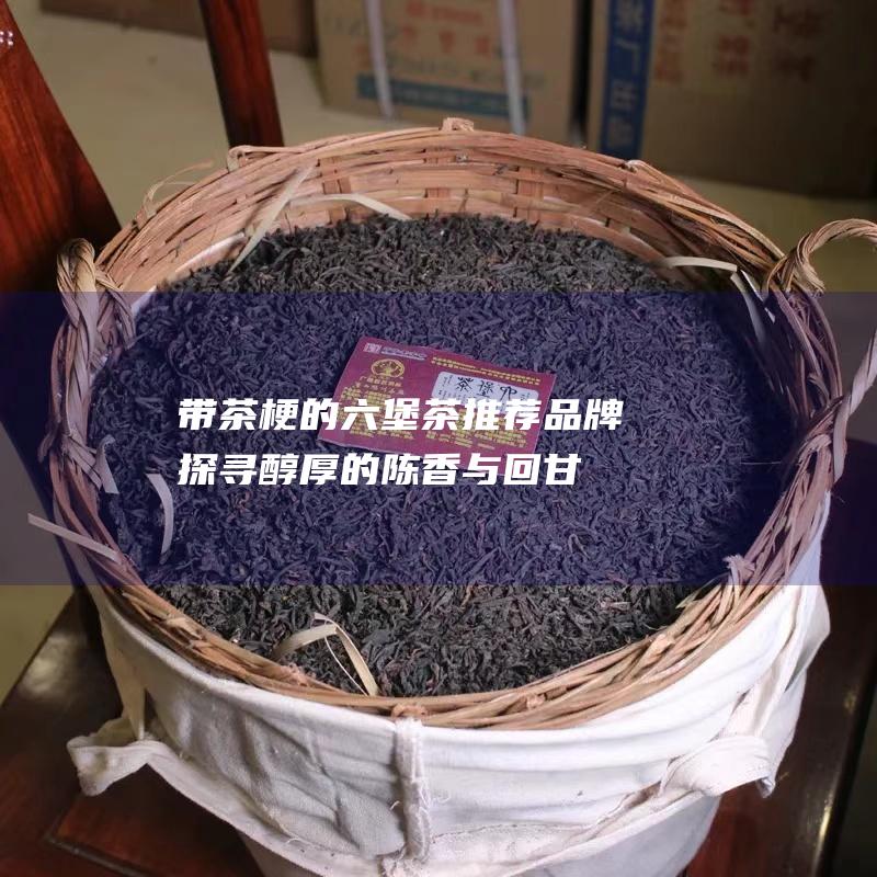 带茶梗的六堡茶推荐品牌：探寻醇厚的陈香与回甘