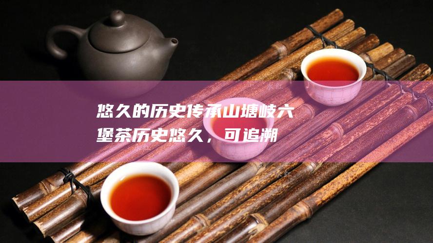 悠久的历史传承：山塘岐六堡茶历史悠久，可追溯到明朝，具有深厚的文化底蕴。