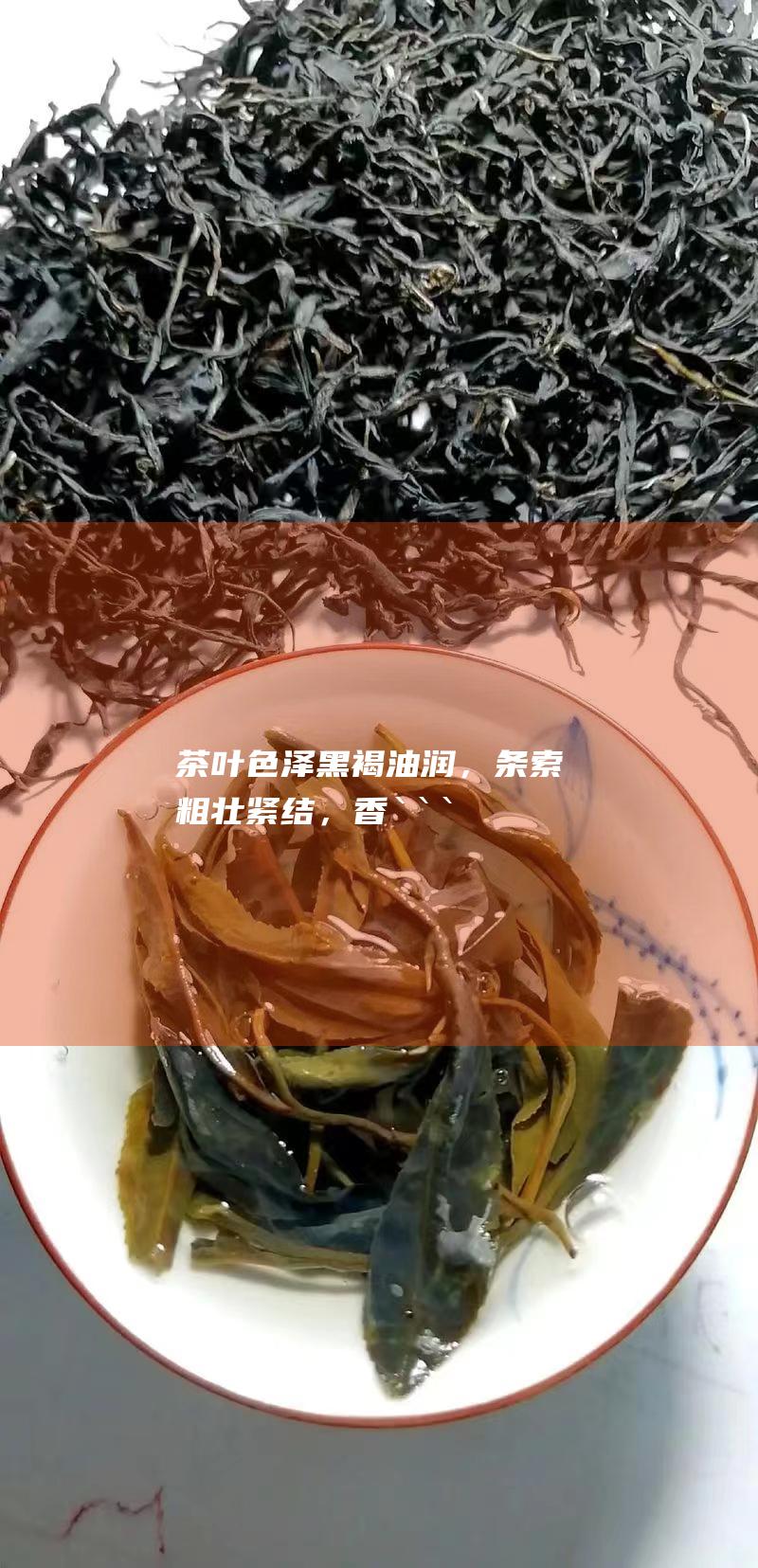 茶叶色泽黑褐油润，条索粗壮紧结，香```