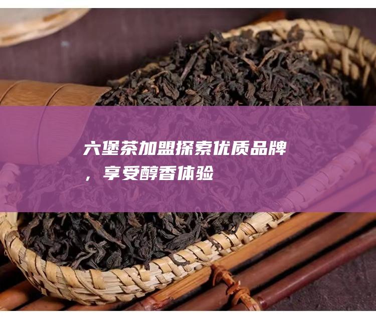 六堡茶加盟：探索优质品牌，享受醇香体验