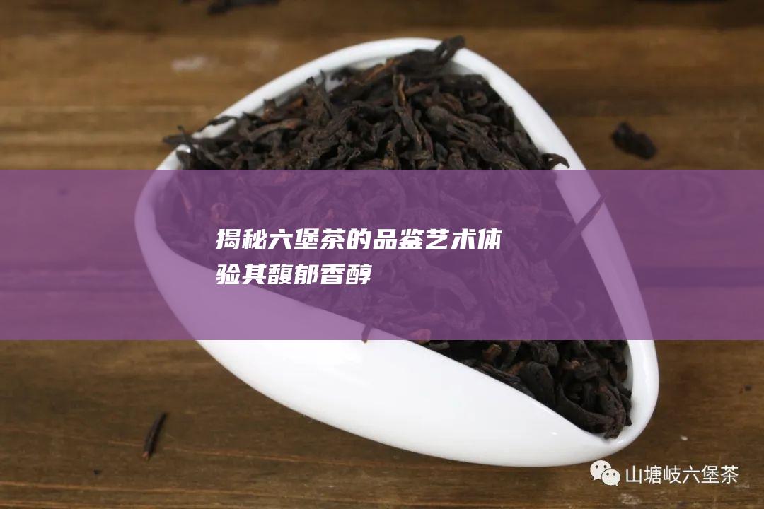 揭秘六堡茶的品鉴艺术：体验其馥郁香醇