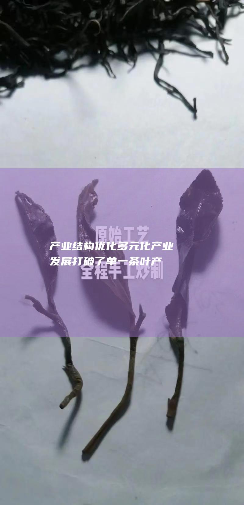 产业结构优化：多元化产业发展打破了单一茶叶产业的局限，优化了产业结构，增强了经济韧性。