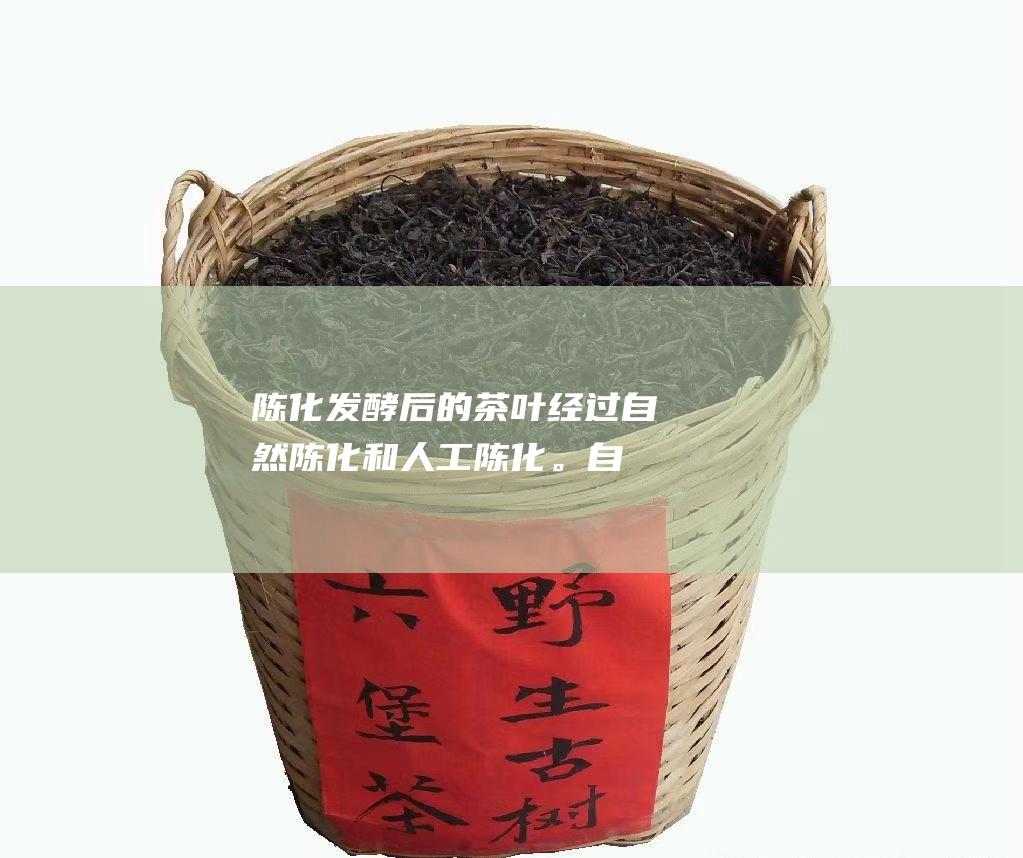 陈化：发酵后的茶叶经过自然陈化和人工陈化。自然陈化一般需要5年以上，人工陈化则需要2-3年。陈化过程有利于茶叶口感和香气进一步醇化。