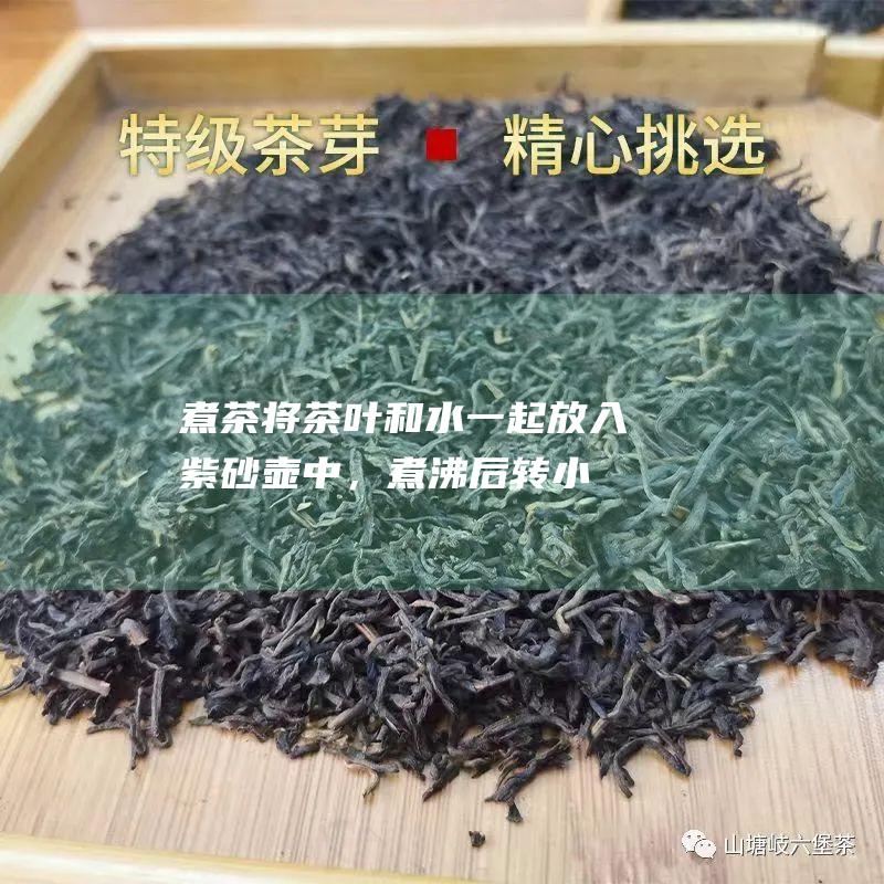 煮茶将茶叶和水一起放入紫砂壶中，煮沸后转小