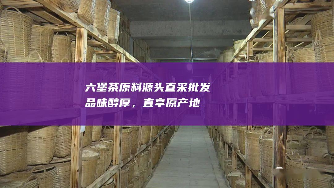 六堡茶原料源头直采批发：品味醇厚，直享原产地