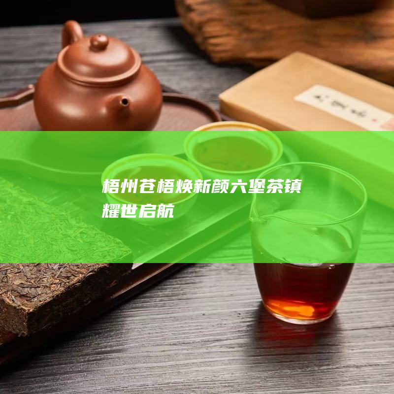 梧州苍梧焕新颜：六堡茶镇耀世启航