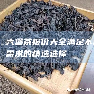 六堡茶报价大全：满足不同需求的精选选择