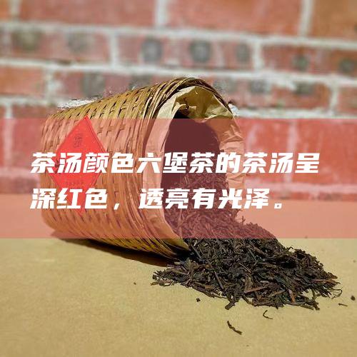 茶汤颜色：六堡茶的茶汤呈深红色，透亮有光泽。