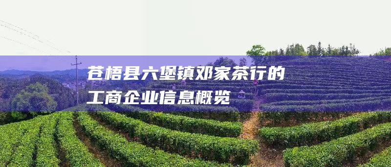 苍梧县六堡镇邓家茶行的工商企业信息概览